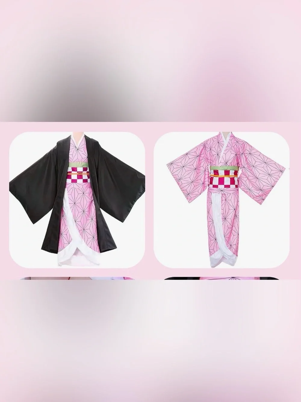 Demon Slayer Nezuko Costume Kids Size Medium